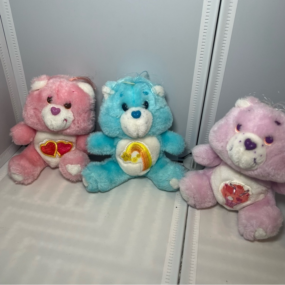 1980s KENNER SHARE BEAR ICE CREAM, Love A Lot, Wish Bear Vintage 7 Inch